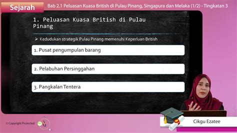 .t3 2.1 peluasan kuasa british di pulau pinang, singapura dan melaka 2.2 perjanjian london 1824 dan kesannya terhadap alam melayu. Topik 02: Pentadbiran Negeri-negeri Selat - Jom Tuisyen