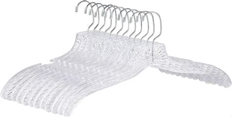 Rebrilliant Clear Hangers Crystal Cut Hangers For Clothes Durable