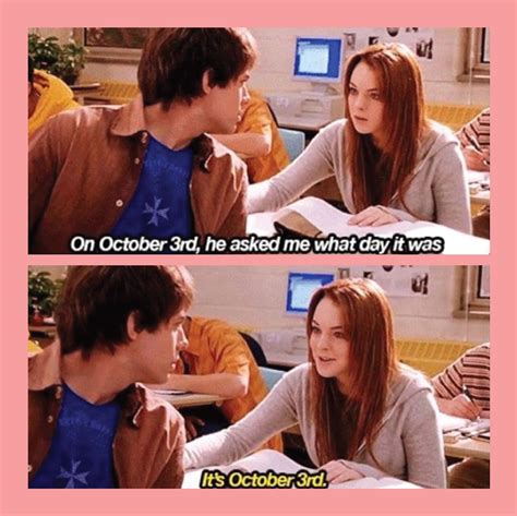 Happy Mean Girls Day 🎀 Mean Girls Day Mean Girl Quotes Mean Girls Meme