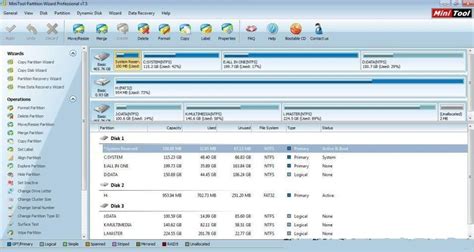 Minitool Partition Wizard Professional Edition System Tools