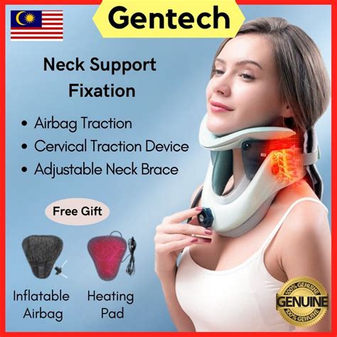 Neck Brace Cervical Collar Traction Device Inflatable Pinched Nerve