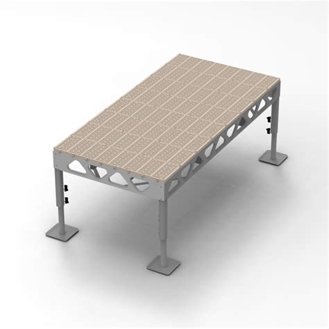 If you can build the deck panels yourself.you'll save money. Complete Aluminum Standing Dock Kits | BARR Plastics Inc.