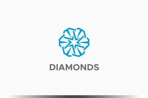 Diamonds Vector Logo Design Template 3292464