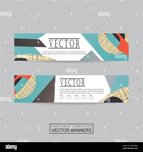 Modern Banner Template Design In Collage Style Stock Vector Image And Art