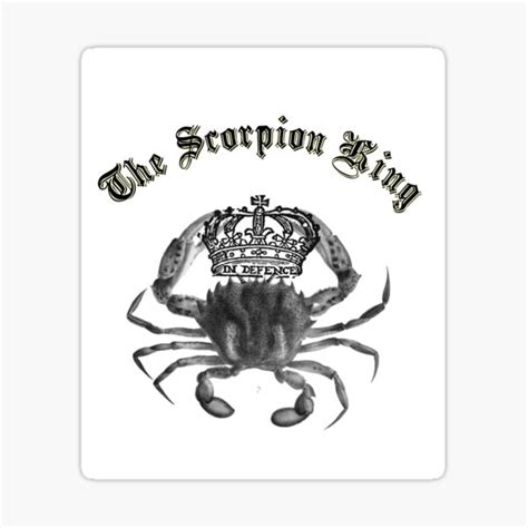 The Scorpion King Sticker For Sale By Ranitdt5 Redbubble