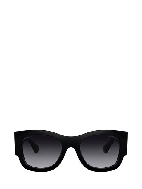 Chanel Square Frame Sunglasses In Black Lyst
