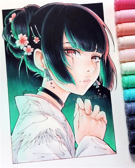 Wish By Ladowska On Deviantart Copic Drawings Anime Drawings Sketches Hot Sex Picture