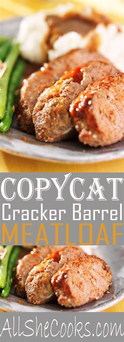 The best meatloaf recipes, with photos, videos, and tips to help you cook. Copycat Cracker Barrel Meatloaf make this for dinner ...