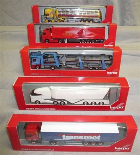 Sold Price 20pc Herpa Trucks 187 Ho Scale Nip May 3 0115 1200 Pm Edt