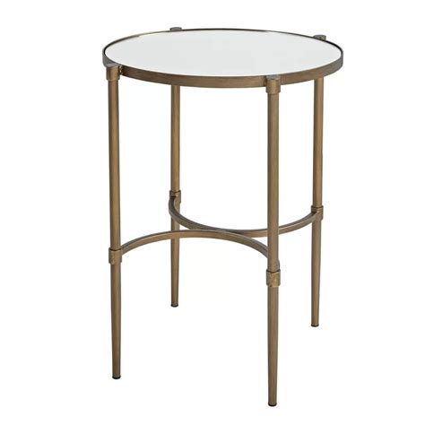 Martha Stewart Lia End Table In 2020 Accent Table Mirrored Accent