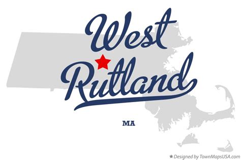 Map Of West Rutland Ma Massachusetts