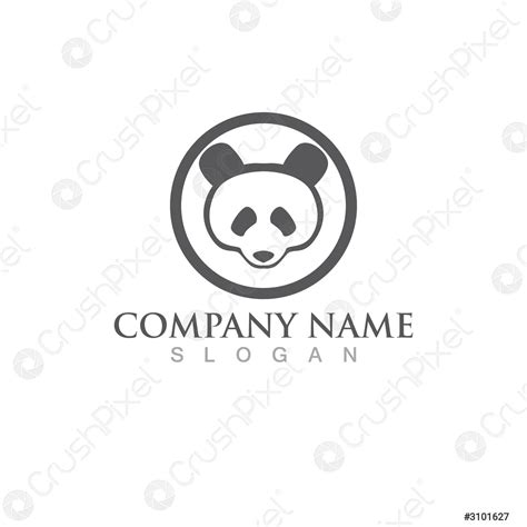 Panda Logo And Symbol Vector Image Stock Vector 3101627 Crushpixel