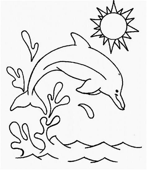 Dibujo 14092 Dibujos De Delfines Para Colorear Dolphi