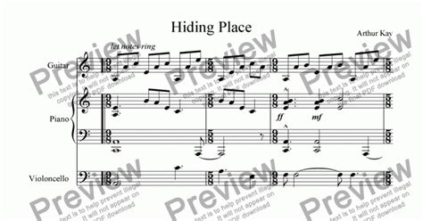 Hiding Place Download Sheet Music Pdf File
