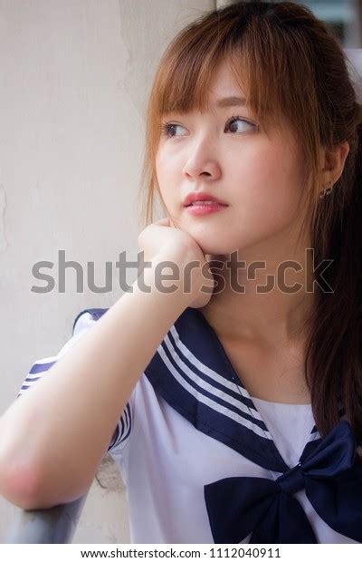 Portrait Thai Teen Beautiful Girl Japanese Stock Photo 1112040911