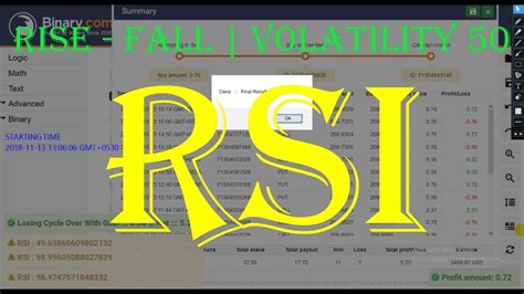 Rsi binary.com bot suitable for trading an asset such as the volatility index 100, which is offered by a binary options broker binary.com. Binary Bot Rsi Kb : Last Digit Differs Stats Bot 91 To 97 Win Rate Binary Com By Alphonse James ...