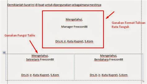 Detail Posisi Tanda Tangan Pada Surat Resmi Koleksi Nomer 10