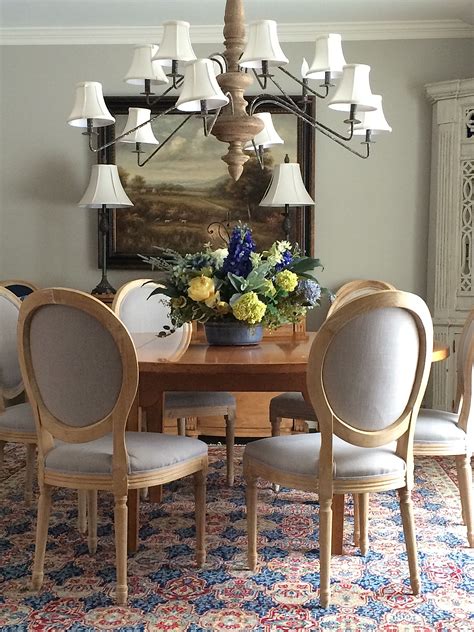 White washing furniture tutorial on my blog! Add elegance to your dining room with a round table and ...
