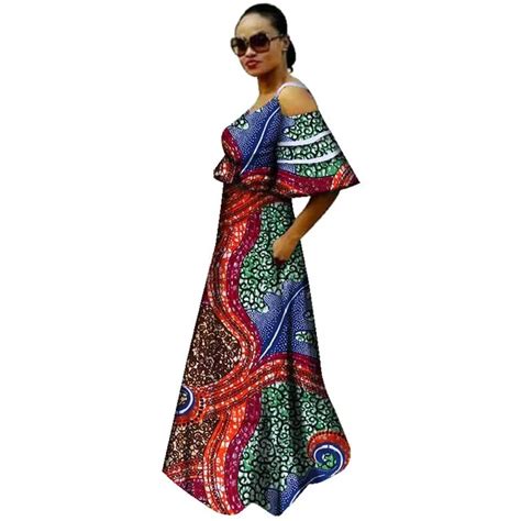African Dresses For Women Floor Length Sexy Style Prom Dresses Ankara
