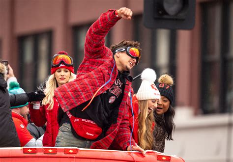 Patrick Mahomes And Brittany Matthews Take Their Super Bowl Celebration
