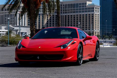 Ferrari 458 Italia Convertible Rental In Las Vegas Dream