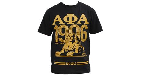 Alpha Phi Alpha Apparel T Shirt Blk