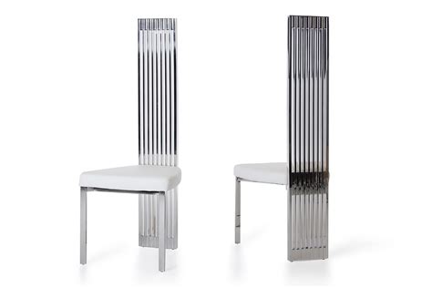 Anjou dining chair, set of 2, white by zuo modern contemporary (2) $429$560. Modrest Elise Modern White Leatherette Dining Chair ...