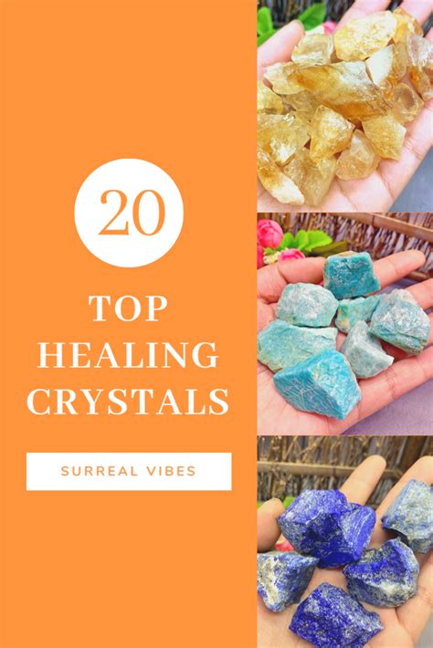 20 Top Healing Crystals And Their Properties Crystals Crystal