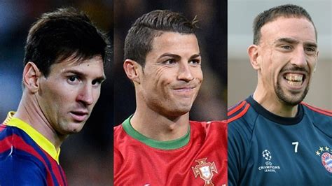 Messi Ronaldo Y Ribery Finalistas Del Balón De Oro Cibercom