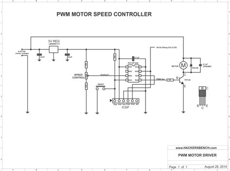 Hackers Bench Simple Pwm Motor Speed Controller