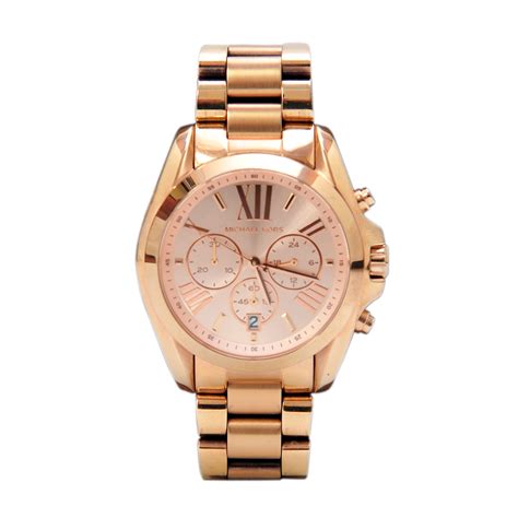 Michael Kors Bradshaw Chronograph Bracelet Watch Rose Gold
