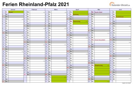 Brückentage 2021 machen es möglich quelle: Ferien Rheinland-Pfalz 2021 - Ferienkalender zum Ausdrucken