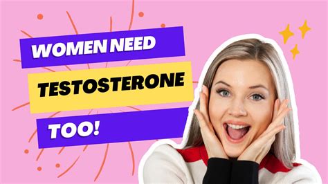 Women Need Testosterone Too Dasilva Institute