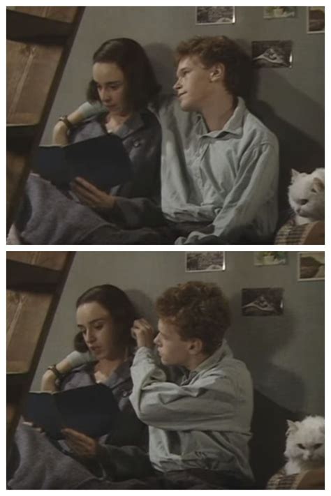 She thinks that the frank's have been taken because they were late when they said they were to be there at 7 o'clock. Steven Mackintosh and Katharine Schlesinger in The Diary ...