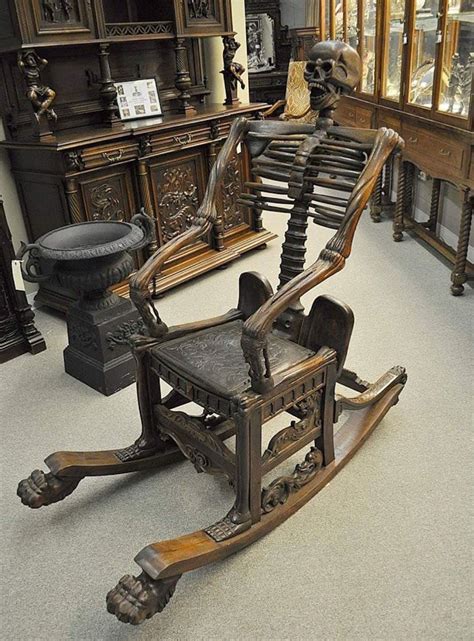 This Skeleton Rocking Chair Ratbge