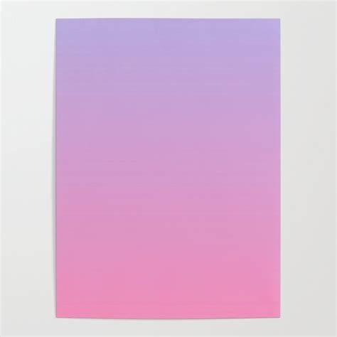 Buy Pink And Purple Sunset Inspired Color Gradient Poster By
