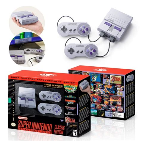 Nes classic modded with 805 games nintendo classic edition. Snes Super Nintendo Classic Edition Mini Original Bivolt ...