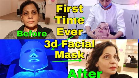 first ever 3d facial 3d mask treatment hollywood curl saloon youtube