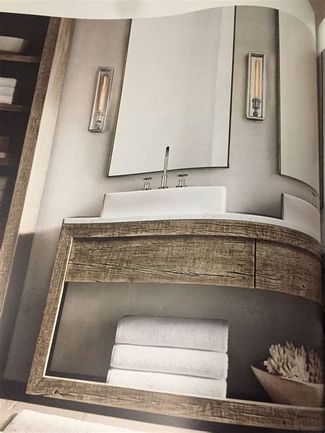 Here are forty bathroom remodeling ideas for those homeowners on a budget: bathroom inspiration from Restoration Hardware | Bathroom ...
