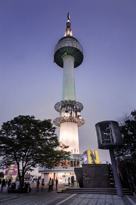 N Seoul Tower On Mt Namsan