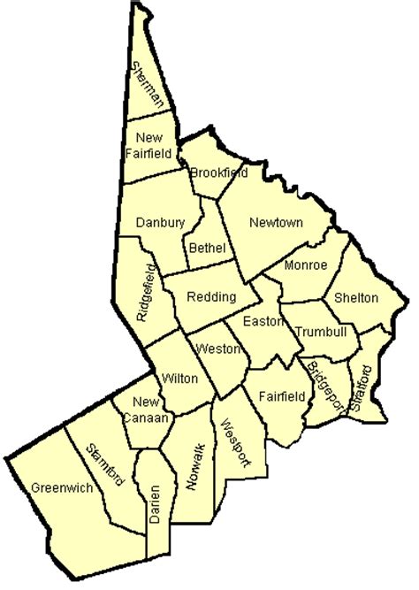 30 Fairfield County Map Ct Online Map Around The World