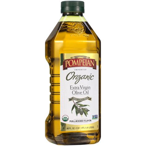 Pompeian Organic Extra Virgin Olive Oil 48 Fl Oz Walmart Com