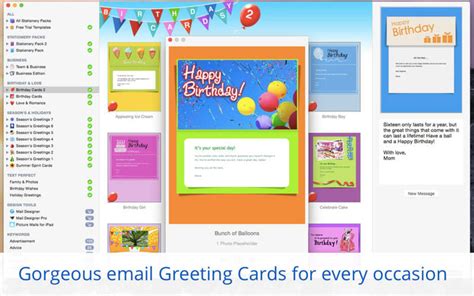 Stationery Greeting Cards Templates For Apple Mail Para Mac Descargar