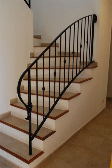 Escalier fer plat matière : Rampe et garde-corps palier en fer forgé Bastide Catalogue ...