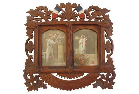 We specialize in antique hand carved picture frames since 1905. French Hand-Carved Wood Picture Frame | Wood picture ...
