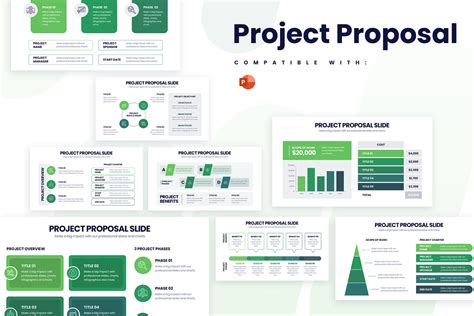 Project Proposal Powerpoint Infographic Template Slidewalla