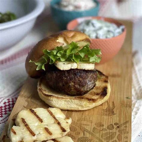 Minted Lamb Burgers Great British Recipes