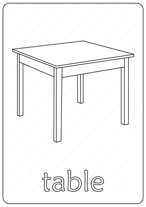 Elephant coloring page animal coloring pages coloring book pages coloring sheets coloring pages for kids african elephant african coloring pages. Printable Table Coloring Pages - Book PDF