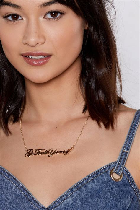 Go Fuck Yourself Necklace Nasty Gal