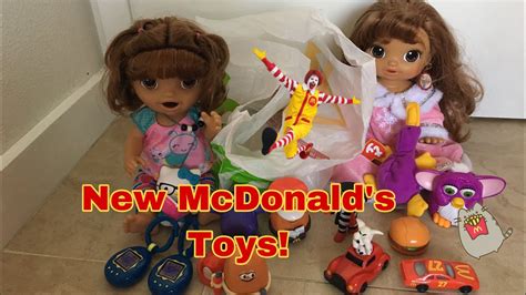 Baby Alive Dolls Open New Mcdonalds Toys Youtube